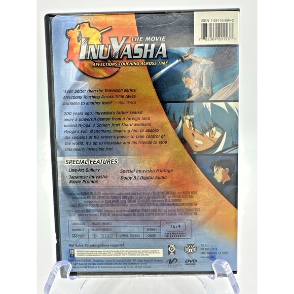 InuYasha the Movie Affections Touching Across Time DVD Viz Media - Picture 3 of 4